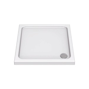 KStone - Anti-Slip Square White Shower Tray - Choice of Size