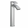 Flow Modern High Rise Basin Mixer Tap - Chrome