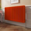 Bern 600 x 1190mm Bright Orange Triple Horizontal Column Radiator