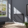 Karlstad 600 x 886mm Anthracite Flat Panel Horizontal Wifi Electric Radiator - 1000W
