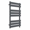 Juva 800 x 450mm Sand Grey Flat Panel Simple Electric Heated Towel Rail