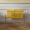 Bern Zinc Yellow Horizontal Column Radiator - Choice Of Sizes