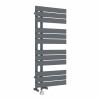 Kristiansund 1126 x 500mm Dual Fuel Anthracite Thermostatic Touch Control Electric Heated Towel Rail