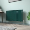 Karlstad 600 x 1022mm Blue Green Single Flat Panel Horizontal Designer Radiator