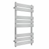 Juva 800 x 450mm Chrome Flat Panel Simple Electric Heated Towel Rail