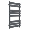 Juva 800 x 450mm Sand Grey Flat Panel Simple Electric Heated Towel Rail