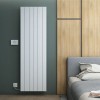 Carisa Boreas M 1800 x 555mm White Designer Aluminium Electric Radiator