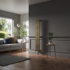 Lulea Black Gold Vertical Column Coloured Radiator - Choice of Size
