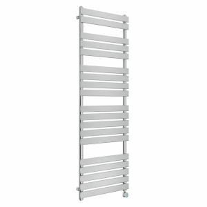 Juva 1800 x 600mm Chrome Flat Panel Thermostatic Touch Control Wifi Electric Heated Towel Rail