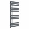 Koli 1200 x 450mm Anthracite Simple Electric Heated Towel Rail