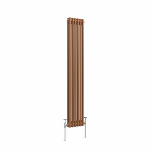 Bern 1500 x 290mm Metallic Bronze Double Vertical Column Radiator