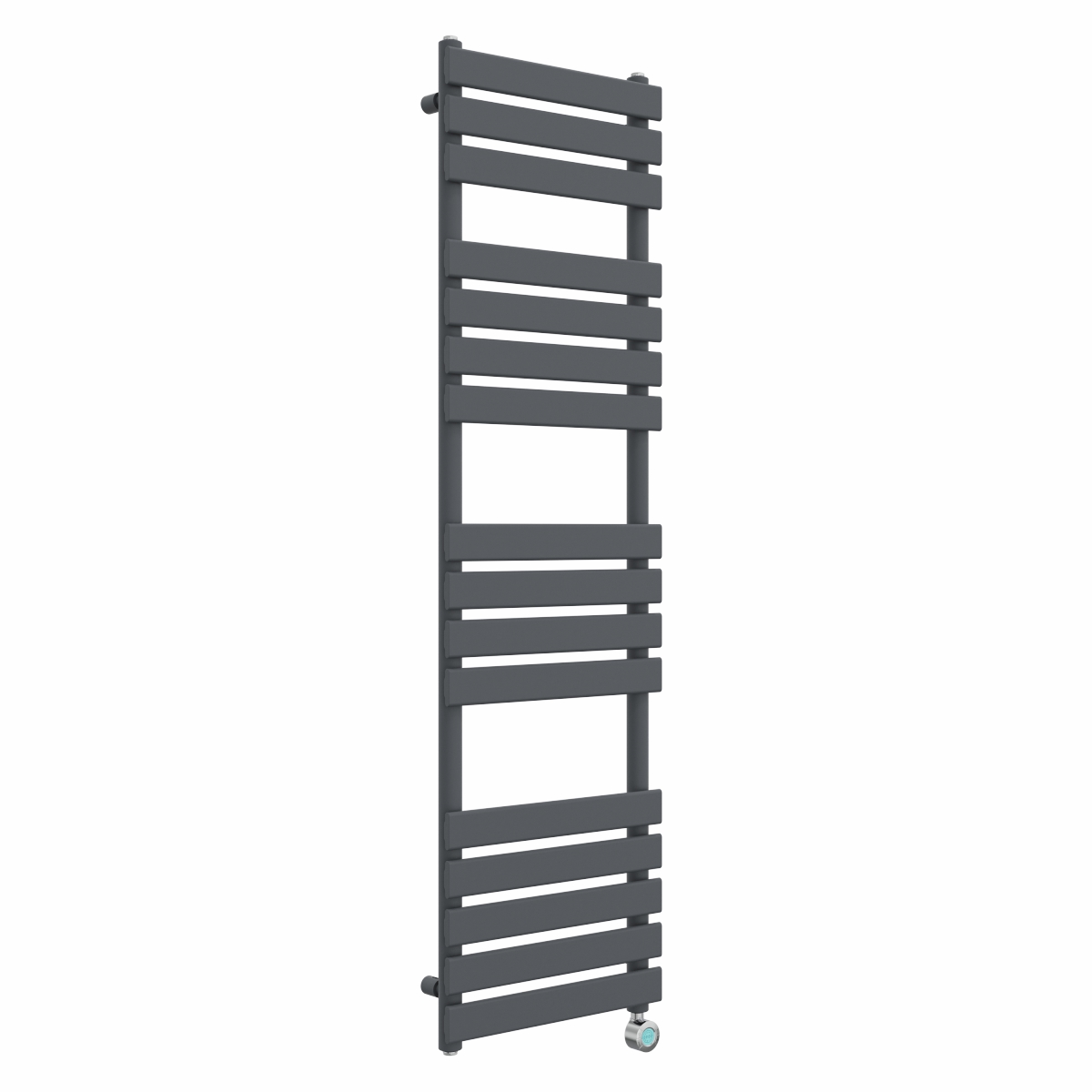 Juva 1600 x 450mm Sand Grey Flat Panel Thermostatic Touch Control Wifi Electric Heated Towel Rail