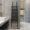 Carisa Jacobs W 2000 x 535mm Anthracite Designer Aluminium Towel Rail