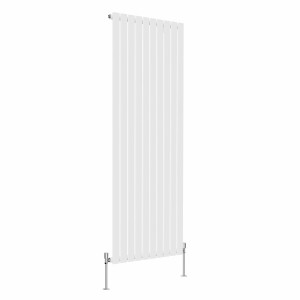 Karlstad 1800 x 682mm White Single Vertical Flat Panel Designer Radiator