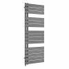 Kristiansund 1380 x 500mm Gunmetal Simple Electric Heated Towel Rail