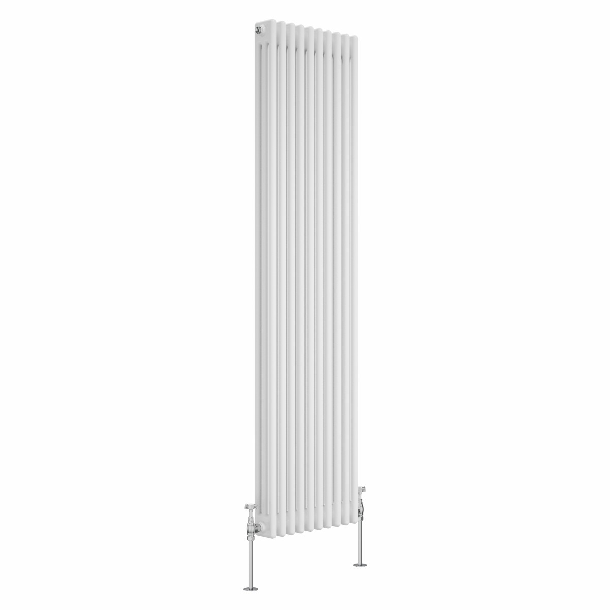 Bern 1800 x 470mm White Triple Column Vertical Traditional Radiator
