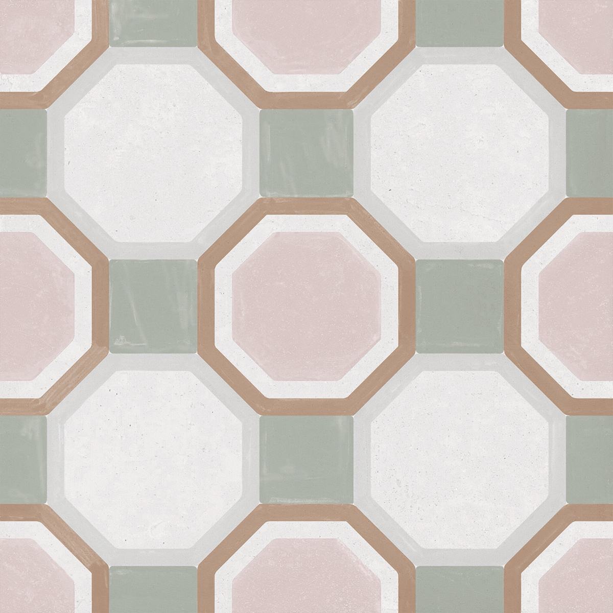 Patterns Pink Diamond 223x223x10mm - 20.11sqm - 13 -Box Qty