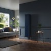 Lulea 1600 x 410mm Sapphire Blue Double Vertical Flat Panel Designer Radiator