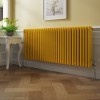 Bern 600 x 1460mm Zinc Yellow Triple Column Horizontal Traditional Radiator