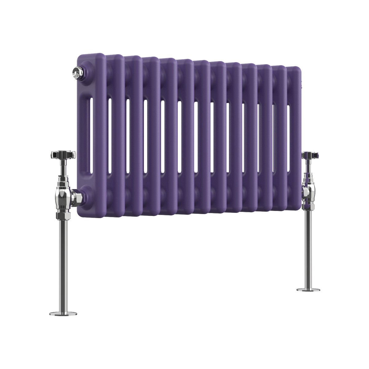 Bern Elegant Purple Horizontal Column Radiator - Choice Of Sizes
