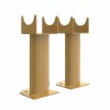 Norden Oval Column Radiator Feet - Metallic Gold