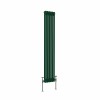 Bern 1500 x 290mm Moss Green Double Vertical Column Radiator