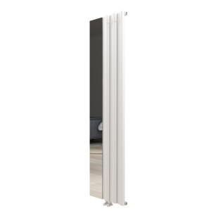 Carisa Entree 1800 x 470mm White Designer Aluminium Radiator
