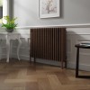 Bern 600 x 830mm Black Copper Four Column Horizontal Traditional Radiator