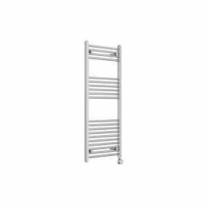 Bergen 1200 x 500mm Straight Chrome Thermostatic Touch Control Electric Heated Towel Rail