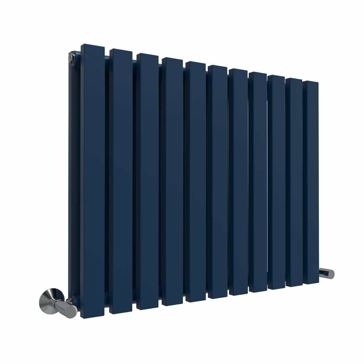 Lulea 600 x 760mm Sapphire Blue Double Horizontal Flat Panel Designer Radiator