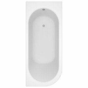 Knotts 1700mm J Shape Single Ended Right Hand