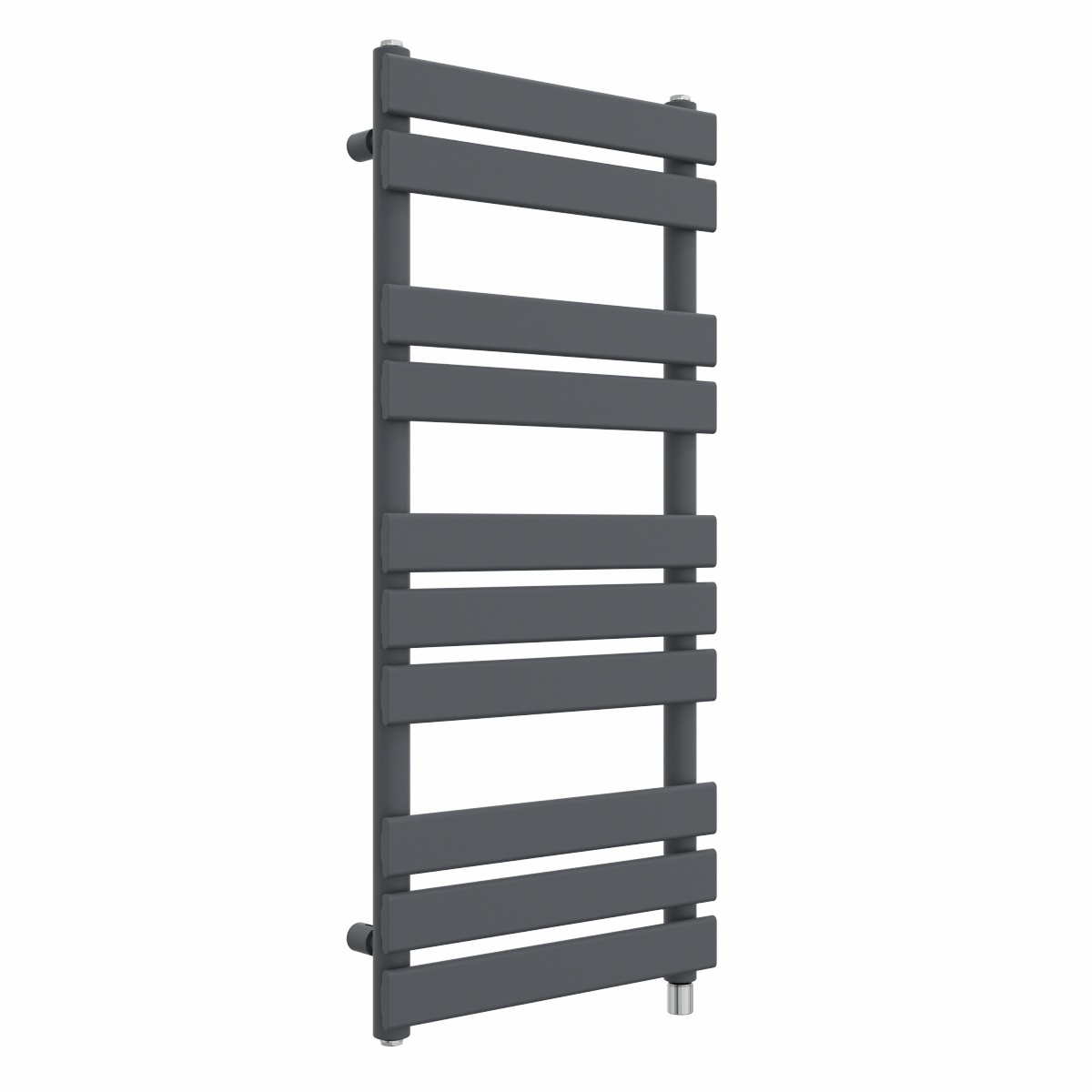 Juva 1000 x 450mm Sand Grey Flat Panel Simple Electric Heated Towel Rail