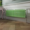 Bern 300 x 1190mm Pastel Green Double Horizontal Column Radiator