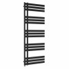 Koli 1600 x 600mm Black Simple Electric Heated Towel Rail