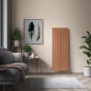 Karlstad 1800 x 682mm Metallic Bronze Single Flat Panel Vertical Designer Radiator