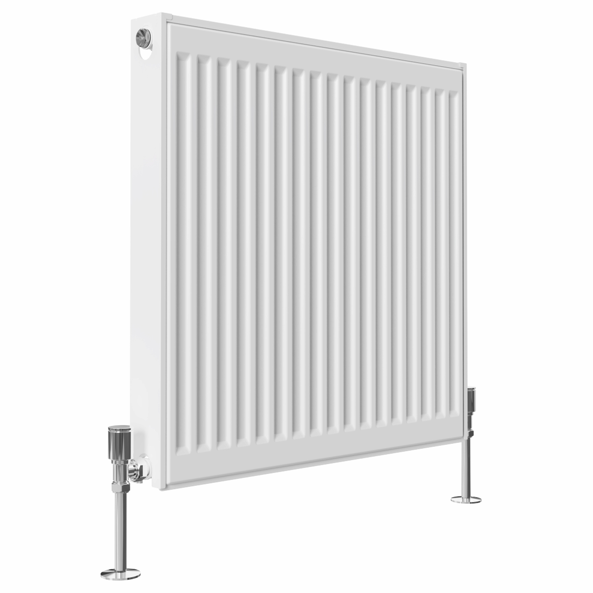 Type 11 H600 x W600 mm Compact Single Convector Radiator - White