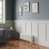 Bern 300 x 830mm White Four Column Horizontal Traditional Radiator