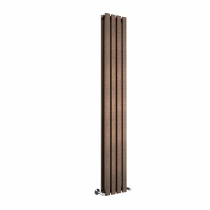 Lulea 1800 x 270mm Black Copper Double Vertical Flat Panel Designer Radiator