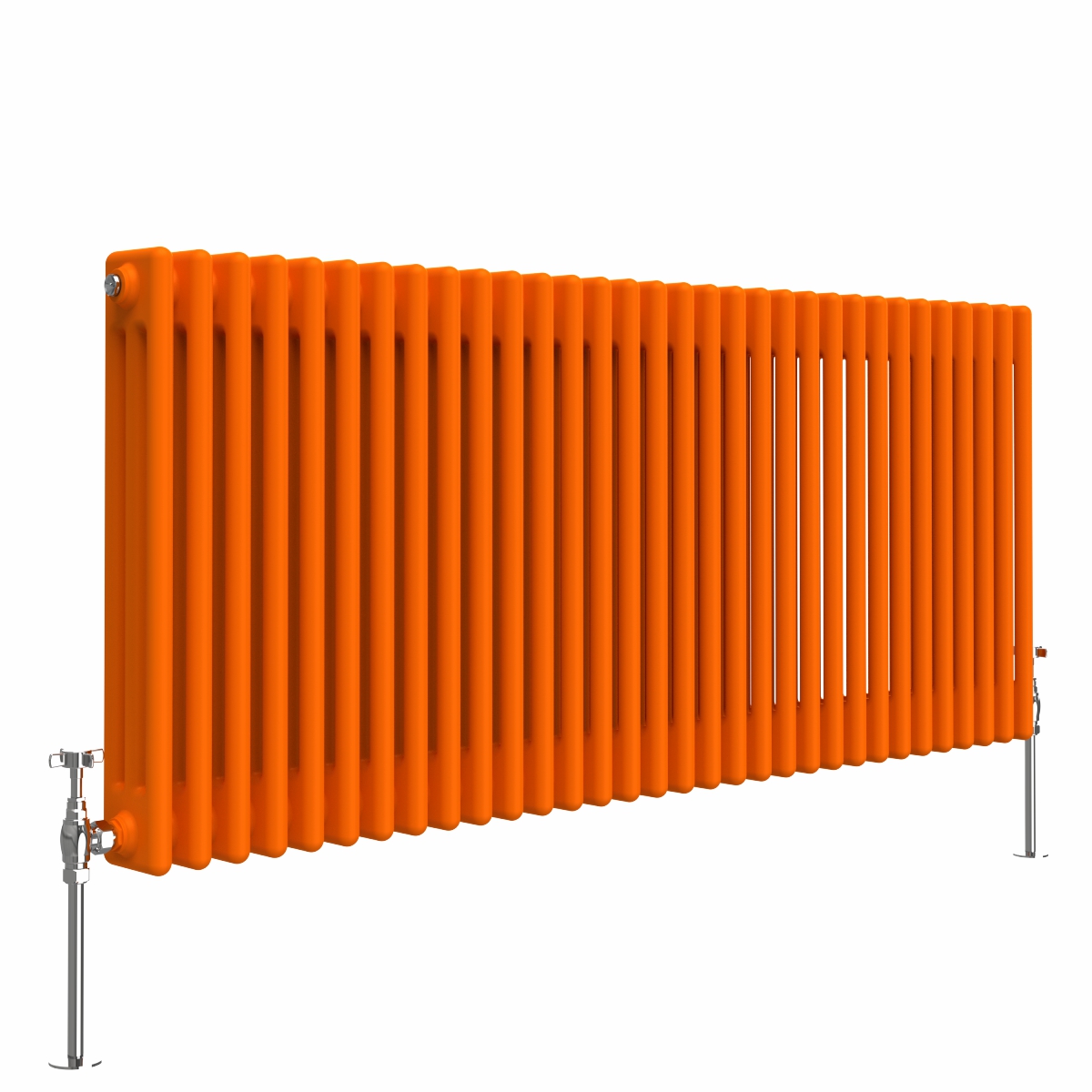 Bern 600 x 1460mm Bright Orange Triple Horizontal Column Radiator