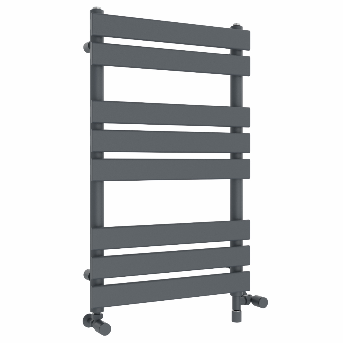 Juva 800 x 500mm Dual Fuel Sand Grey Flat Panel Simple Electric Heated Towel Rail