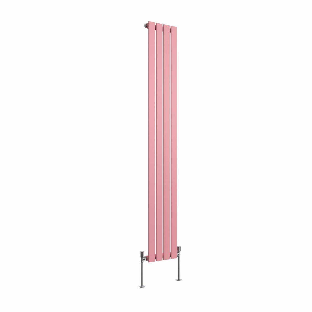 Karlstad 1800 x 274mm Rose Pink Single Vertical Flat Panel Designer Radiator