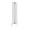 Norden 1800 x 500mm White Mirror Single Panel Vertical Designer Radiator