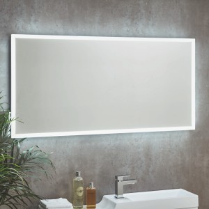 Sava - 1200 x 600mm LED Mirror with Demister & Shaver Socket