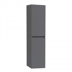 Tonic II Wall Hung High Cabinet Cupboard 1400mm Grey