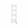 Bergen 1400 x 500mm Straight White Thermostatic Touch Control Wifi Electric Heated Towel Rail