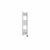 Fjord 1000 x 300mm Curved Chrome Thermostatic Touch Control Electric Heated Towel Rail