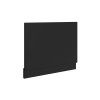 Calm Matt Black 700mm Wooden Bath End Panel