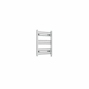 Bergen 600 x 500mm Straight Chrome Prefilled Electric Heated Towel Rail