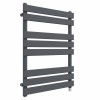 Juva 800 x 600mm Sand Grey Flat Panel Simple Electric Heated Towel Rail