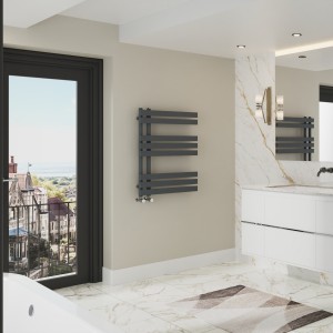 Koli 800 x 600 Designer Towel Rail - Anthracite